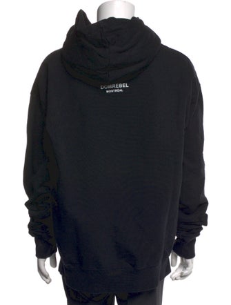 DomRebel Graphic Print Crew Neck Hoodie