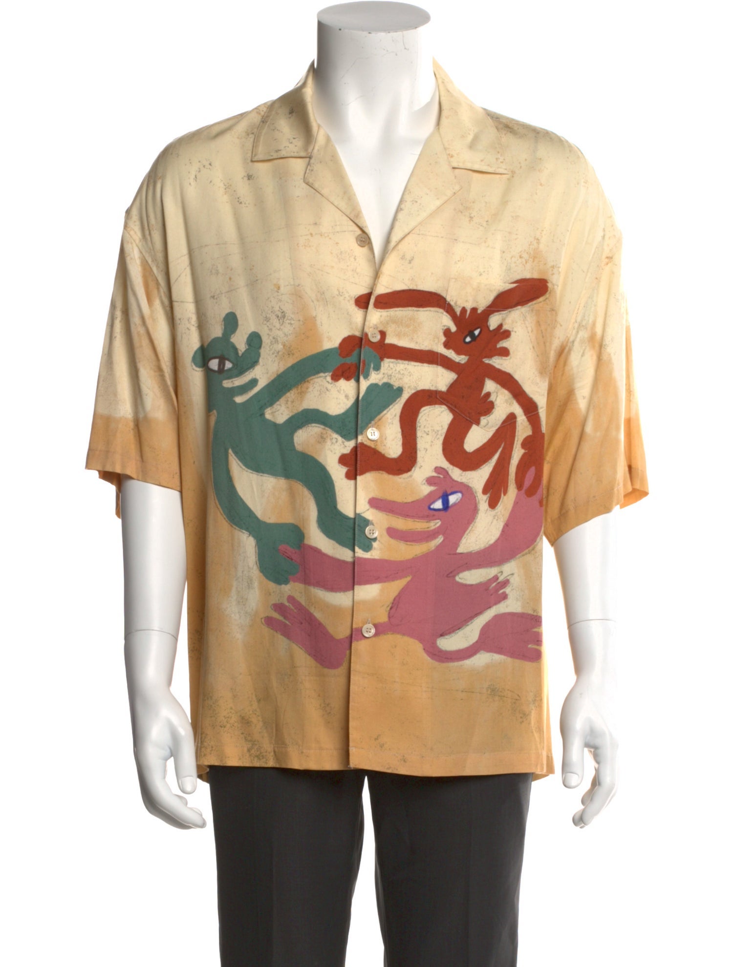 DomRebel Graphic Print Short Sleeve Shirt