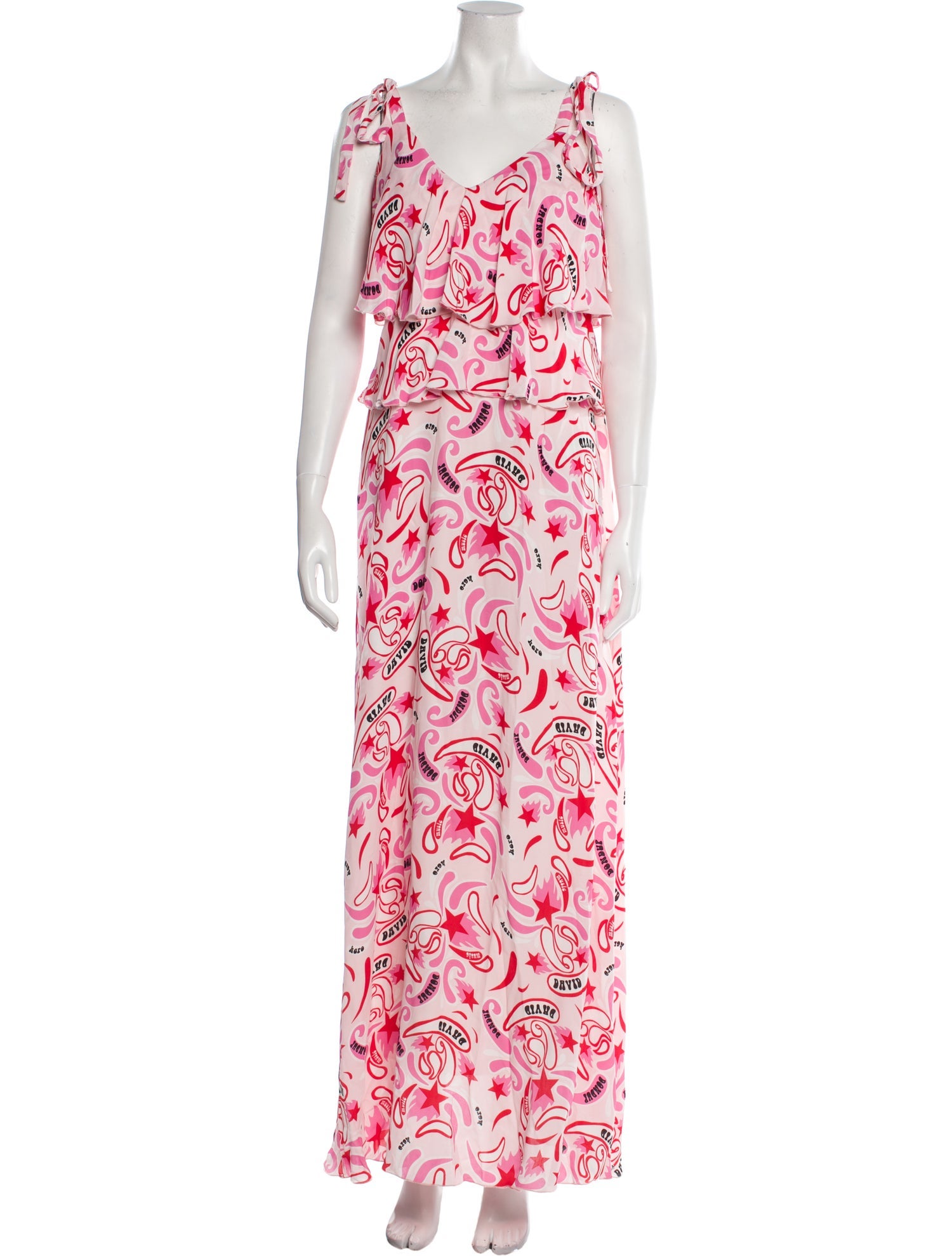Dondup Printed Long Dress