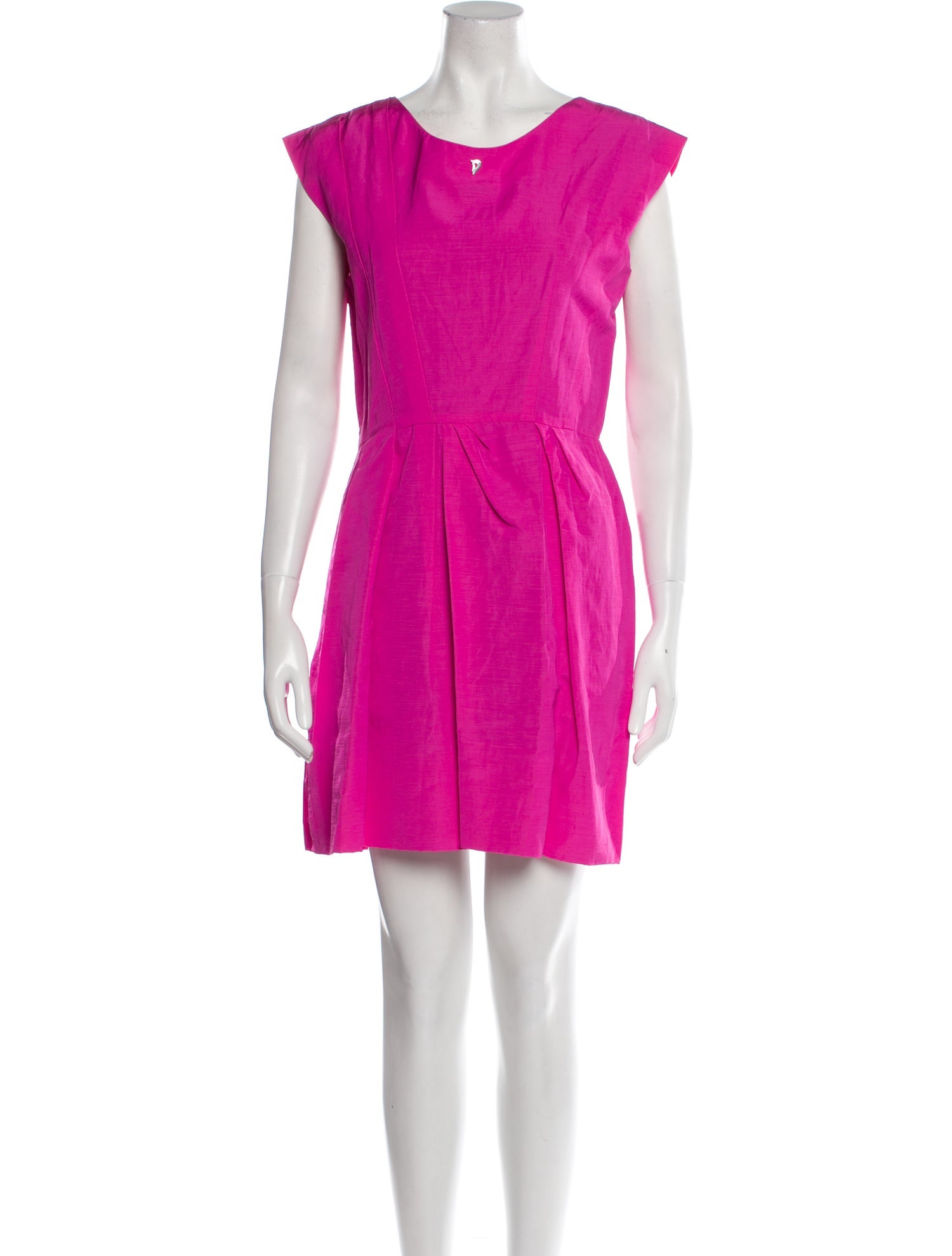 Dondup Scoop Neck Mini Dress