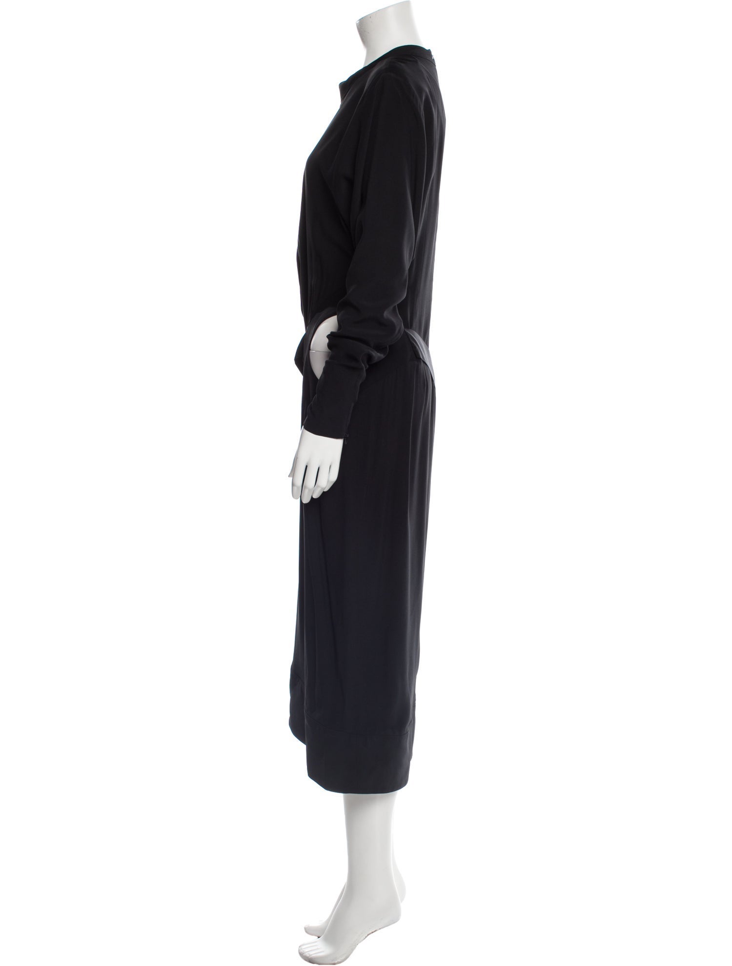 Dondup Crew Neck Midi Length Dress