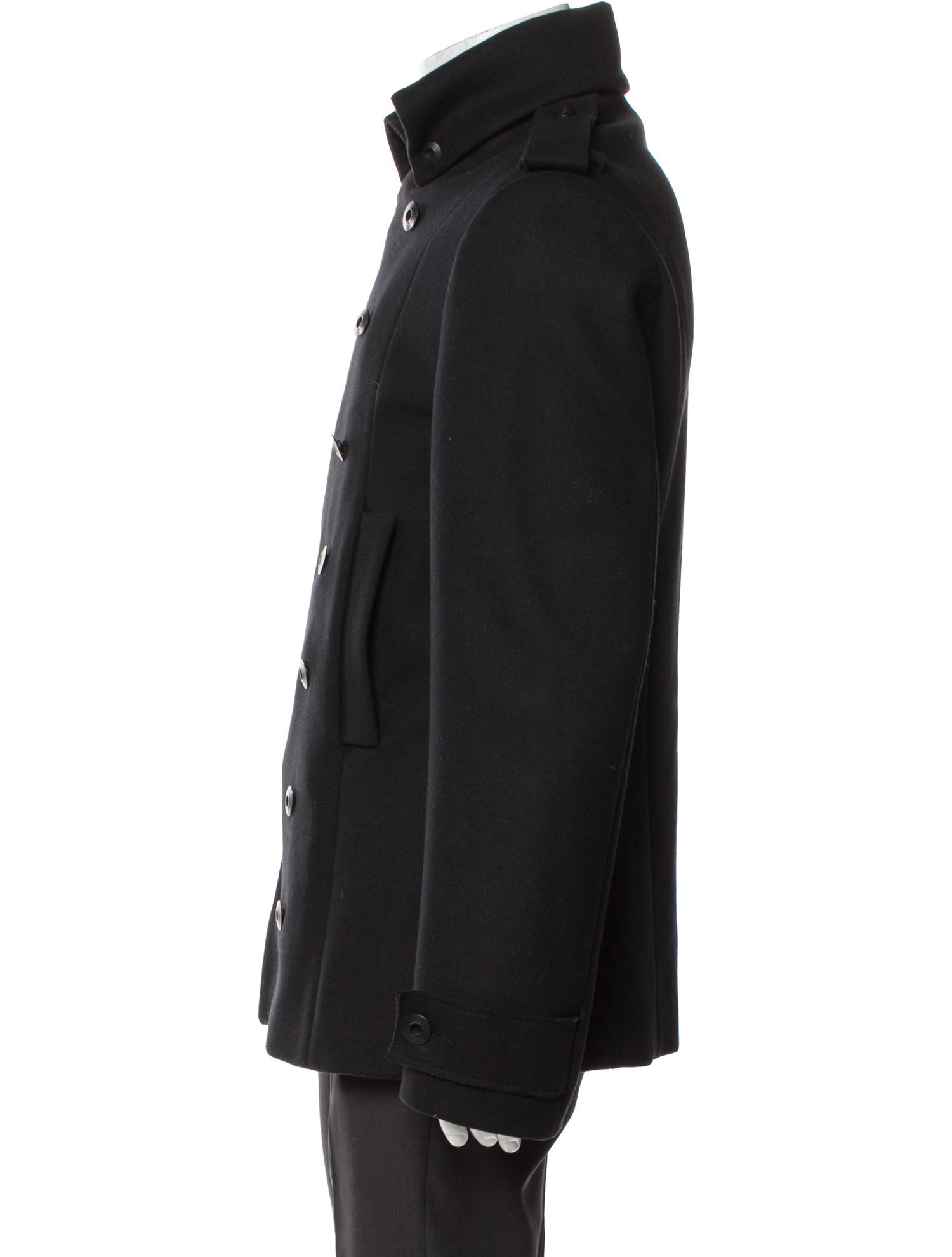 Dondup Virgin Wool Peacoat