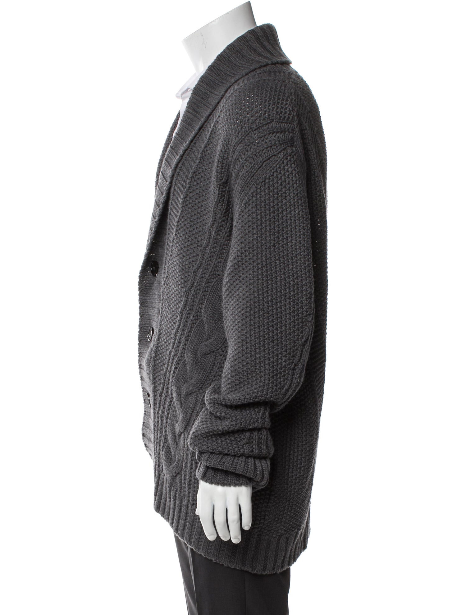 Dondup Merino Wool V-Neck Cardigan