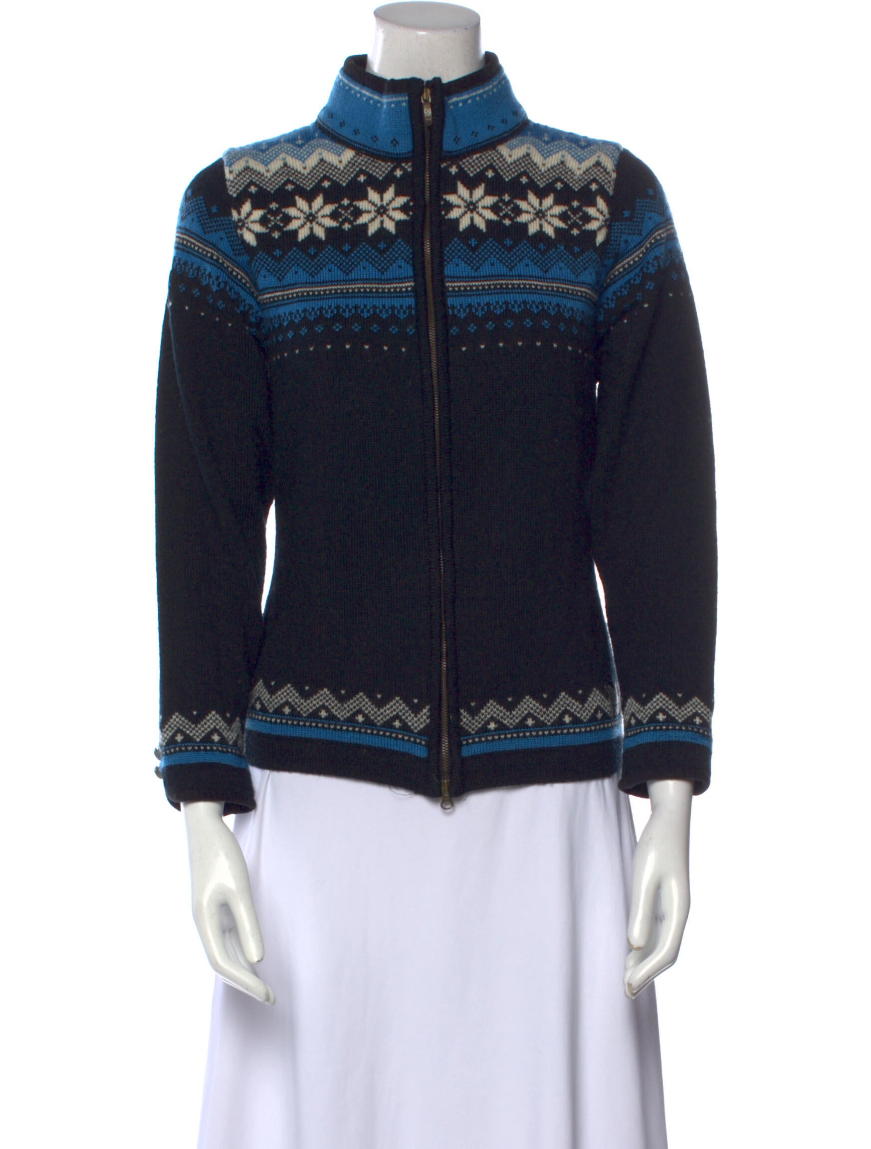 Dale of Norway Virgin Wool Printed Sweater
