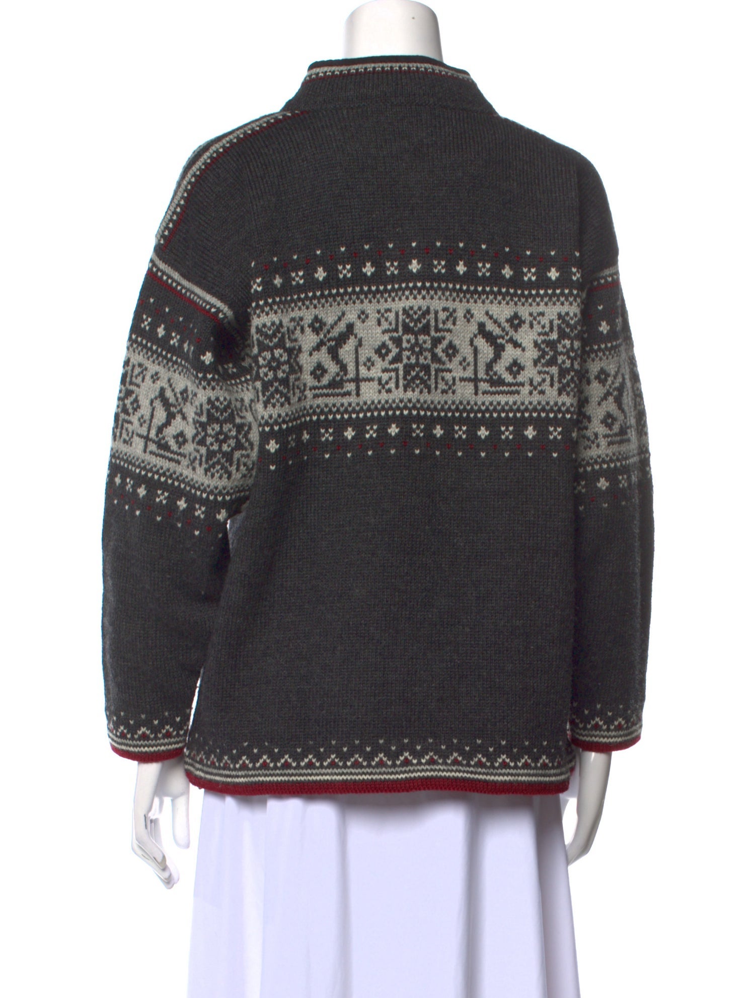 Dale of Norway Printed Mock Neck Sweater