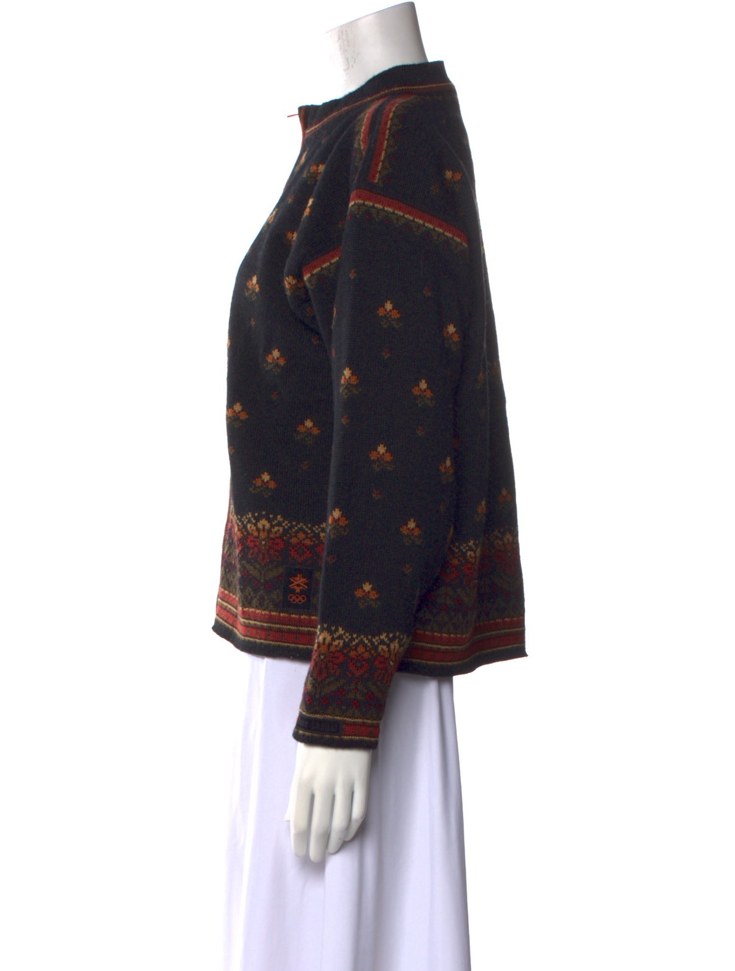 Dale of Norway Printed Mock Neck Sweater