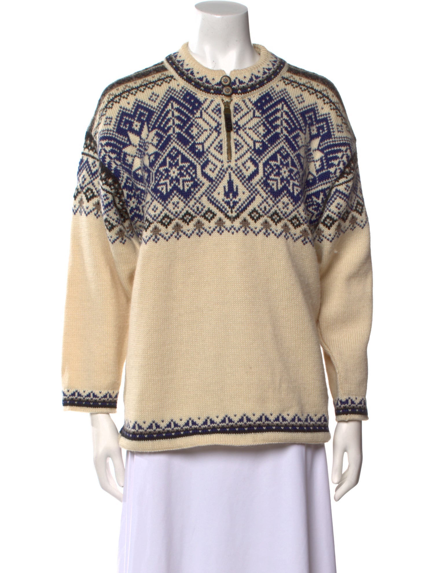 Dale of Norway Wool Printed Sweater