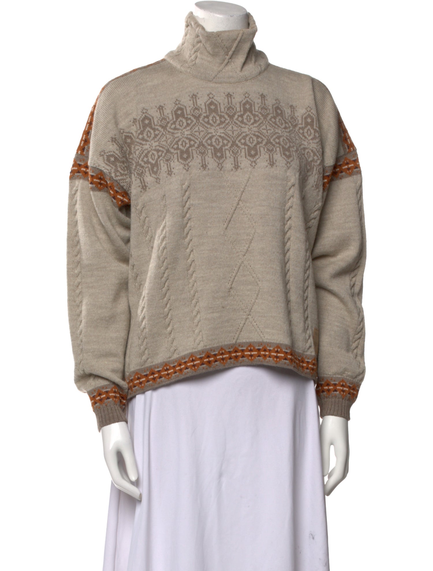 Dale of Norway Wool Printed Sweater