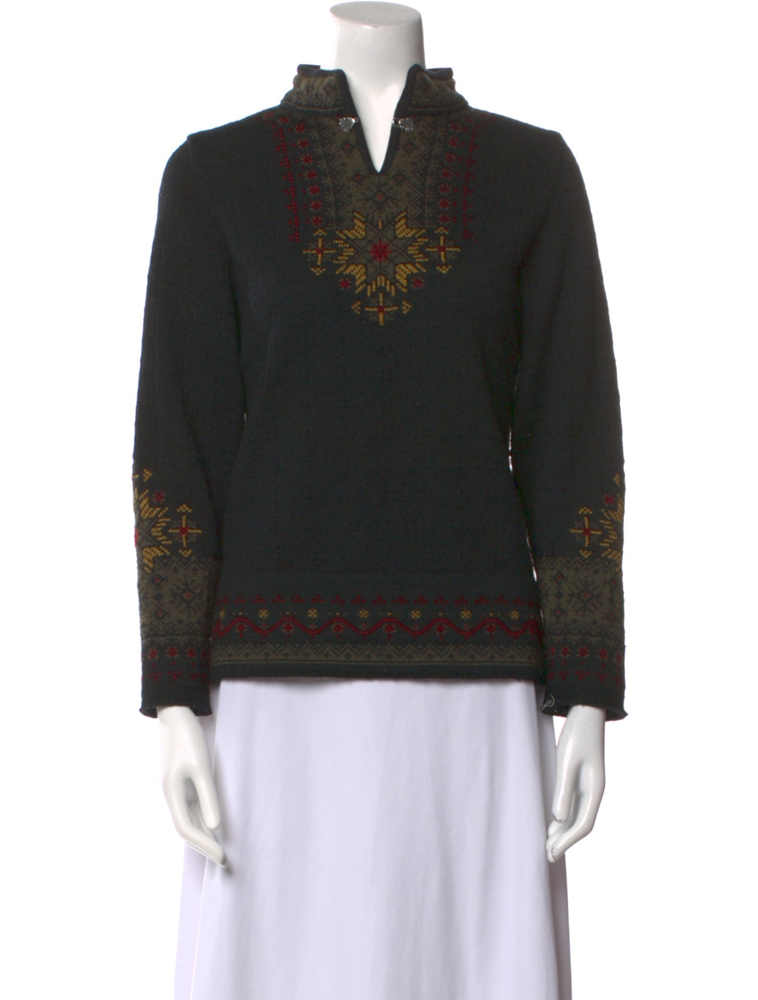 Dale of Norway Wool Printed Sweater