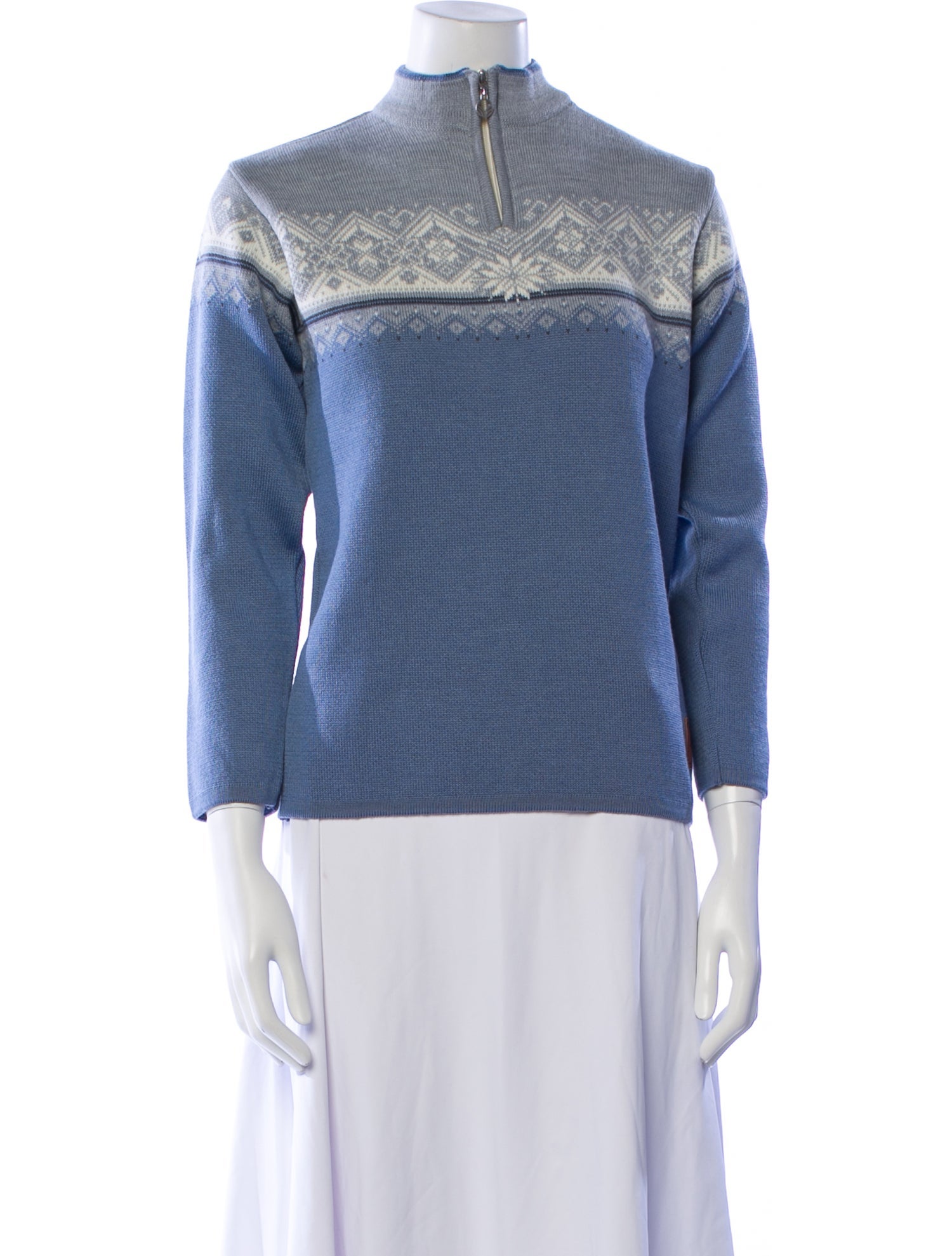 Dale of Norway Merino Wool Printed Sweater w/ Tags