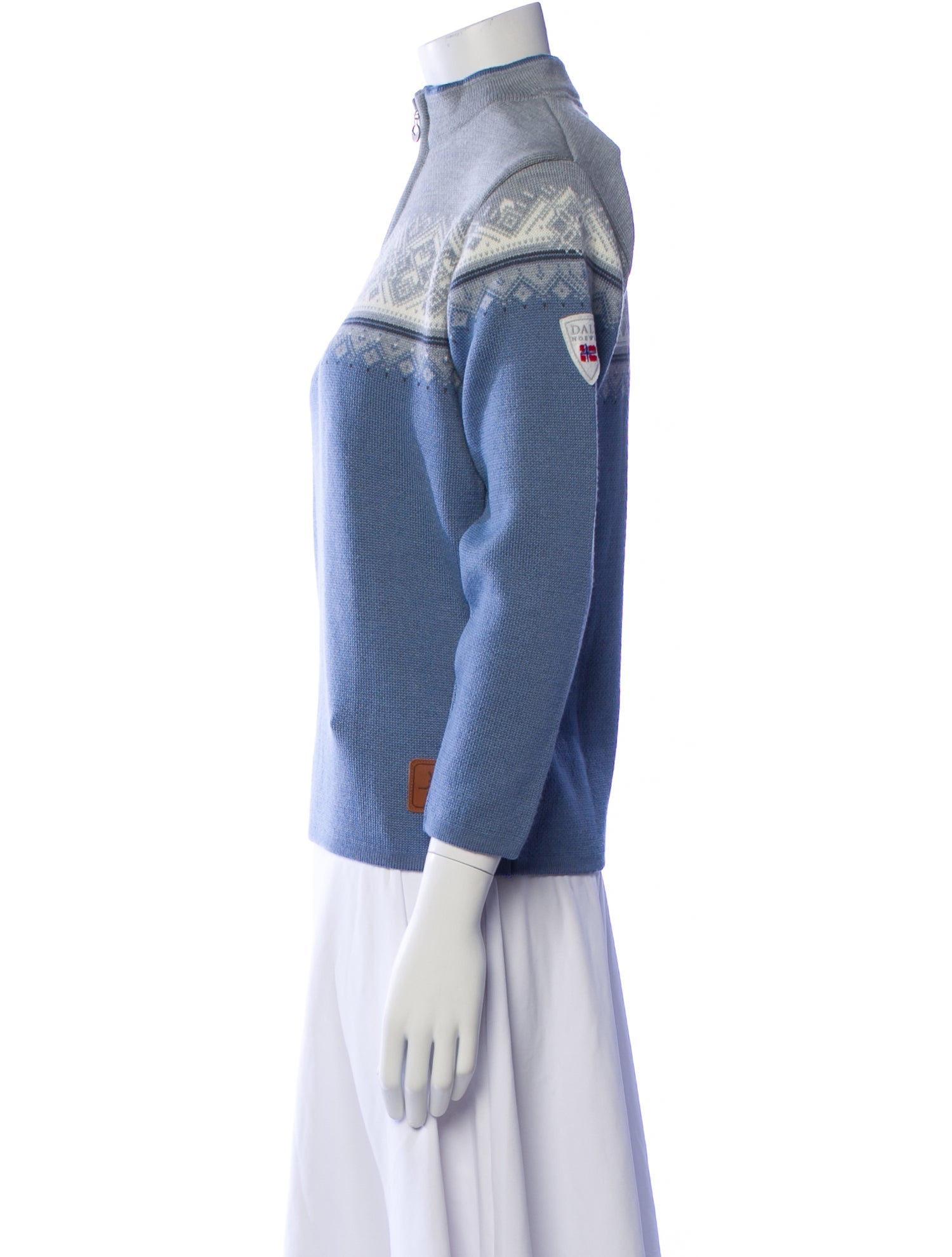 Dale of Norway Merino Wool Printed Sweater w/ Tags