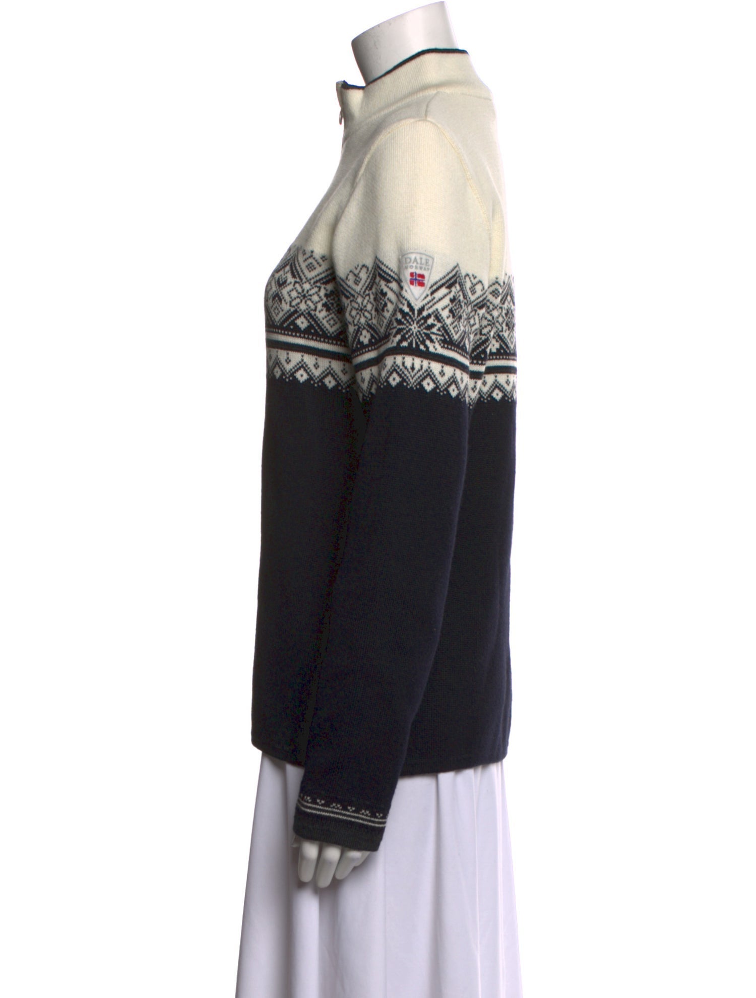 Dale of Norway Merino Wool Striped Sweater