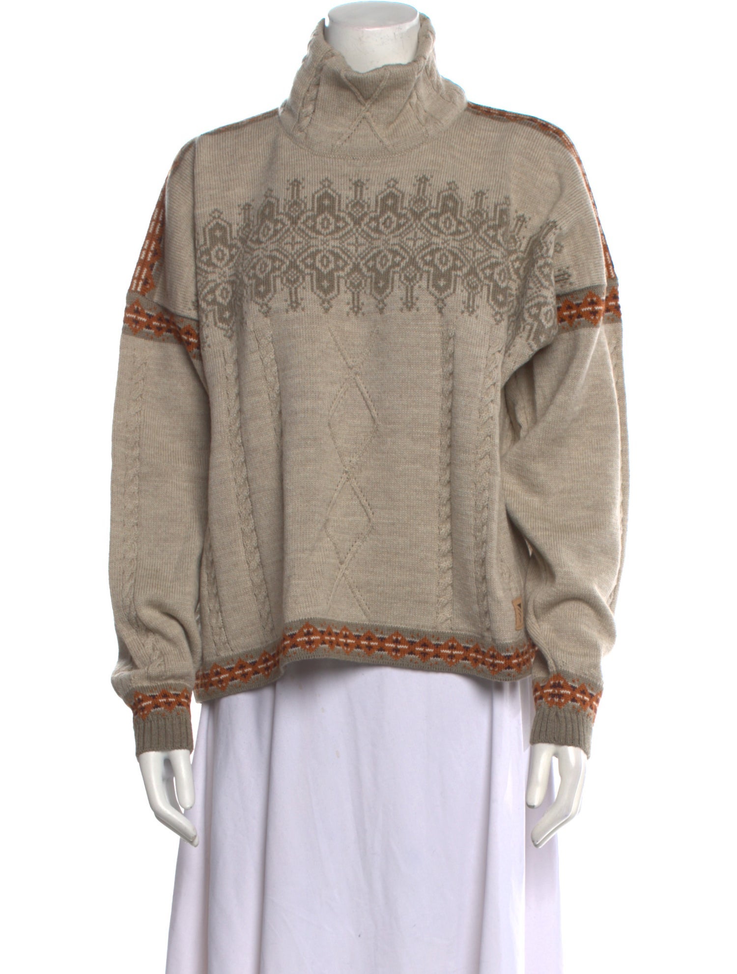 Dale of Norway Wool Graphic Print Sweater
