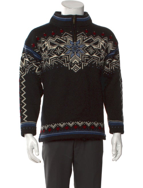 Dale of Norway Graphic Print Mock Neck Pullover