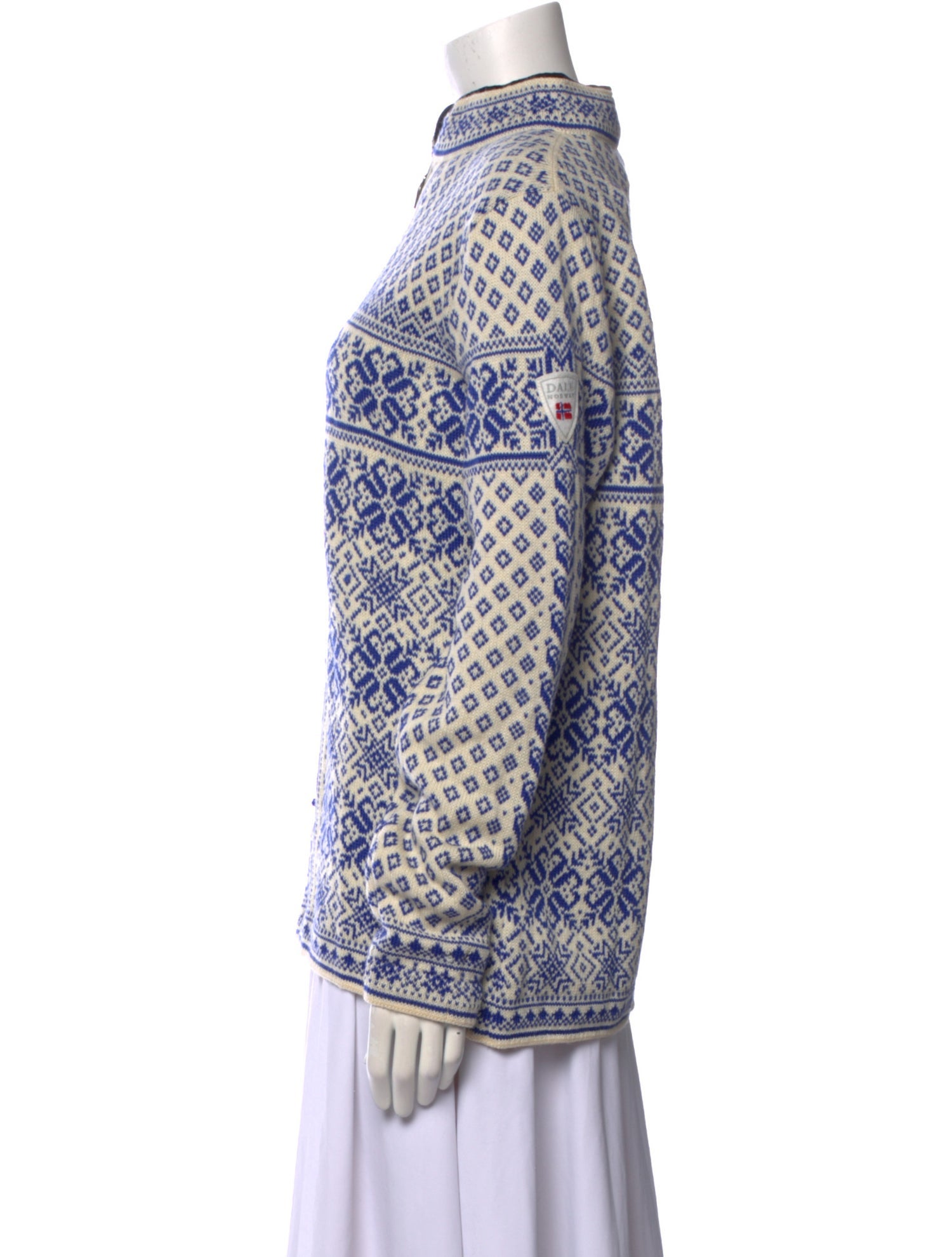 Dale of Norway Wool Printed Sweater w/ Tags