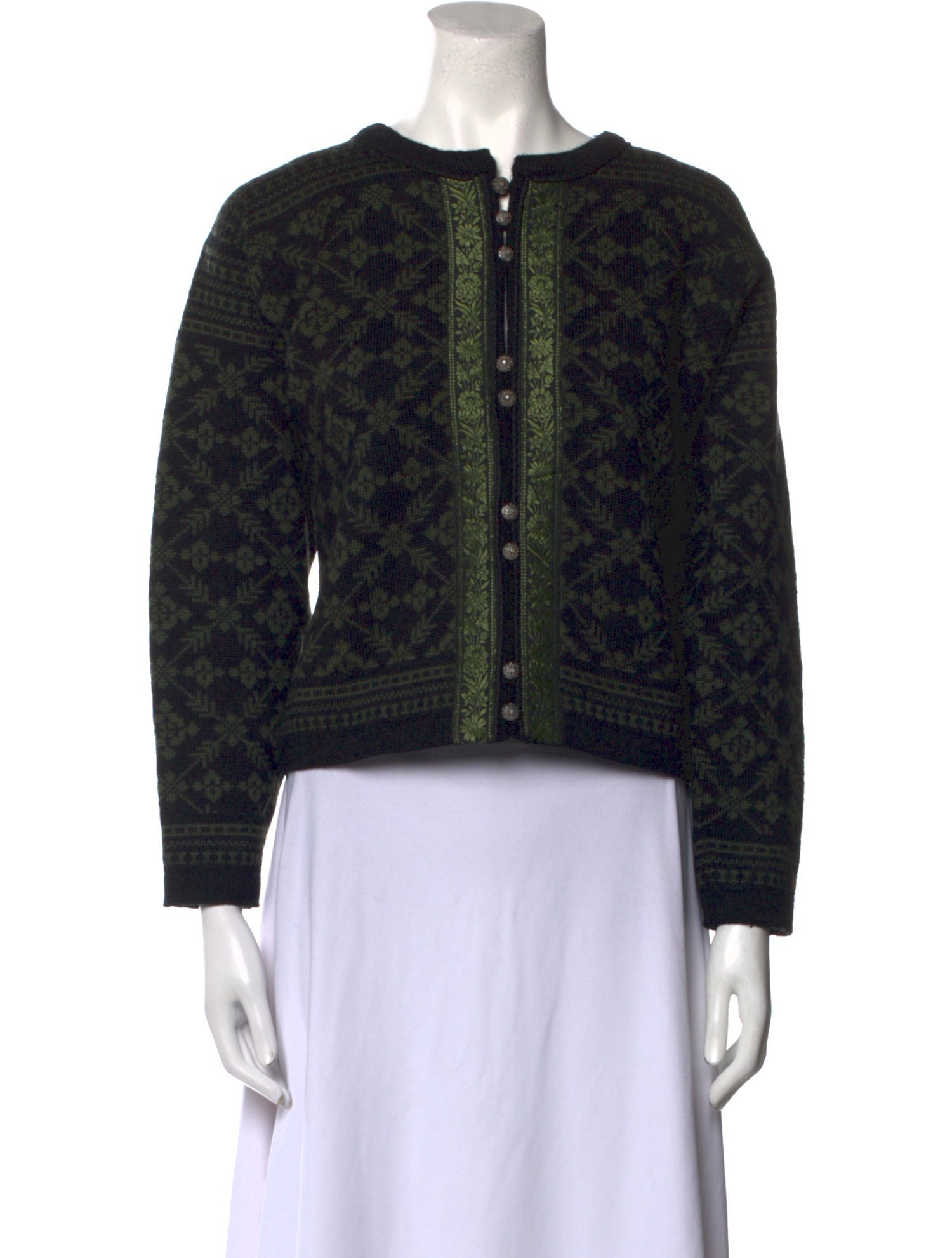 Dale of Norway Printed Crew Neck Sweater