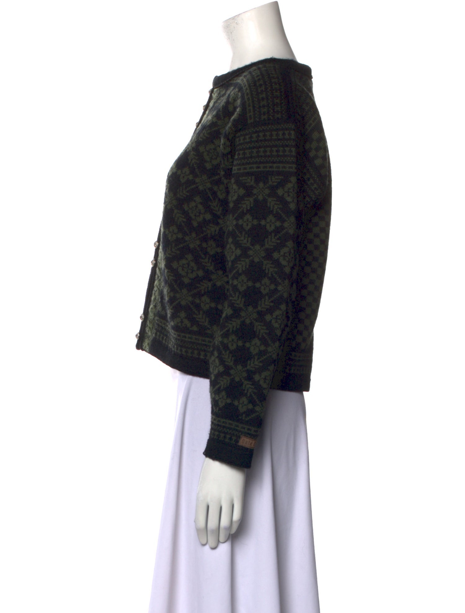 Dale of Norway Printed Crew Neck Sweater