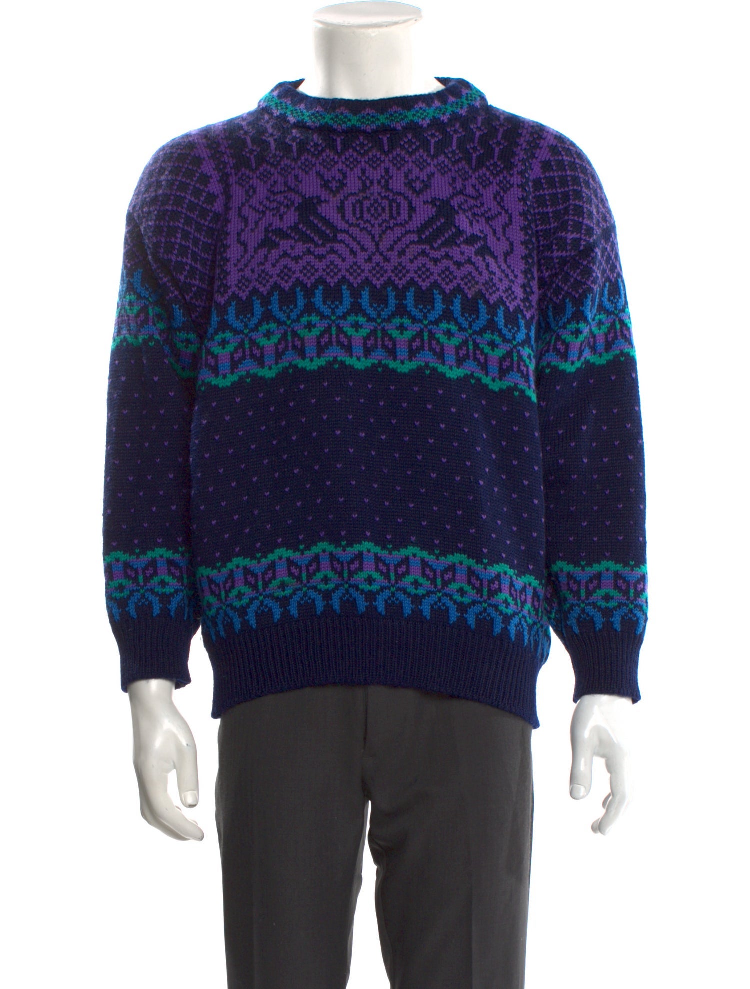 Dale of Norway Wool Patterned Pullover
