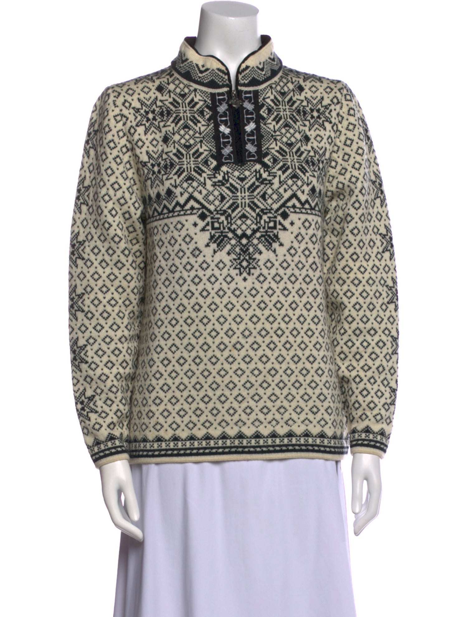 Dale of Norway Merino Wool Printed Sweater