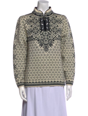 Dale of Norway Merino Wool Printed Sweater