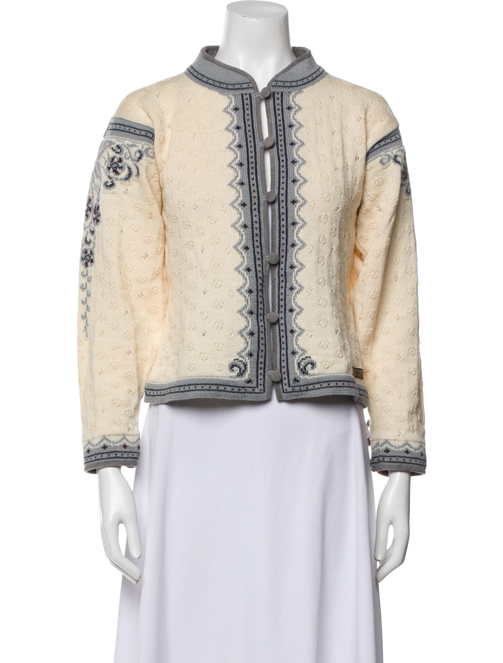 Dale of Norway Wool Tweed Pattern Evening Jacket