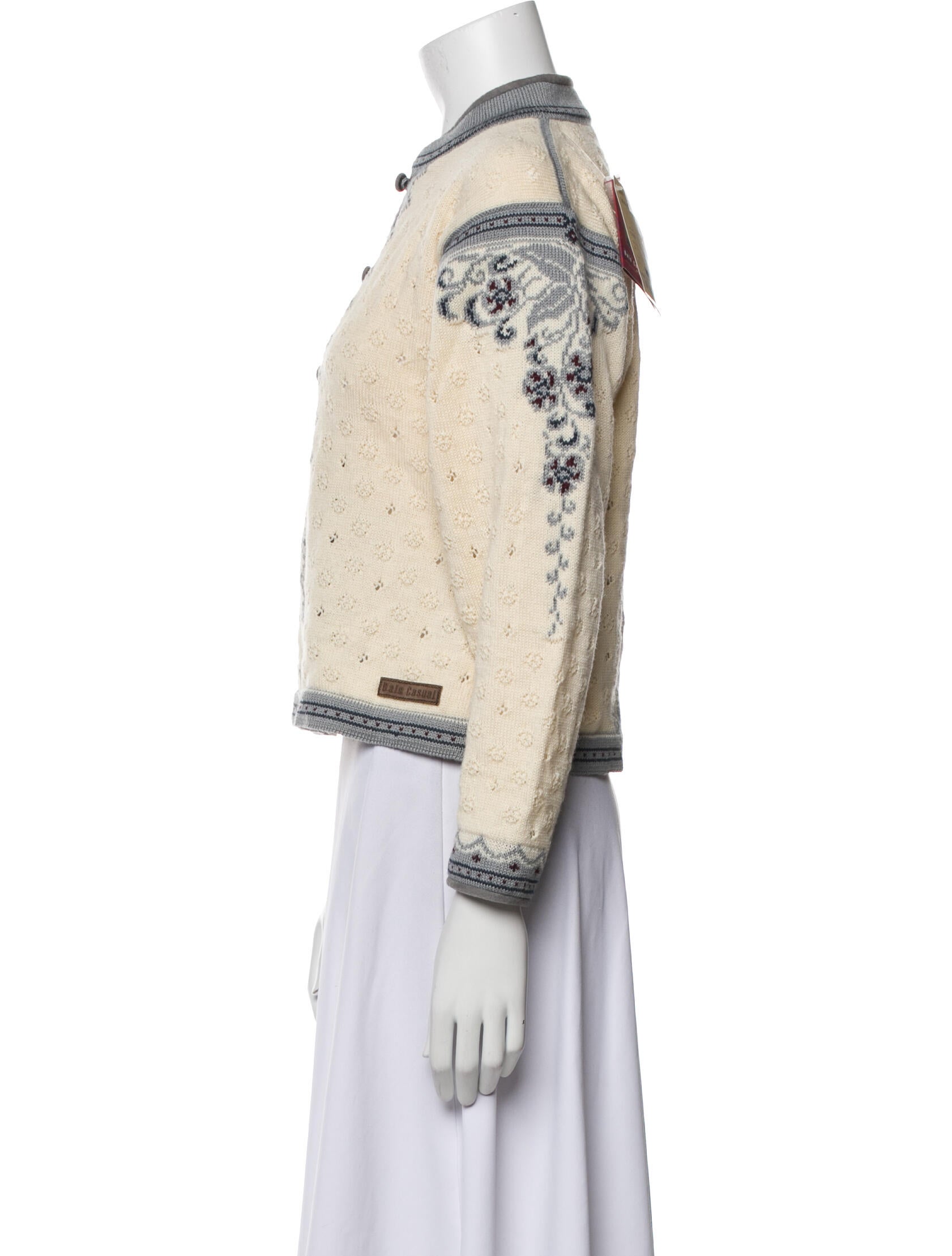 Dale of Norway Wool Tweed Pattern Evening Jacket