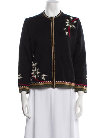 Dale of Norway Wool Floral Print Sweater