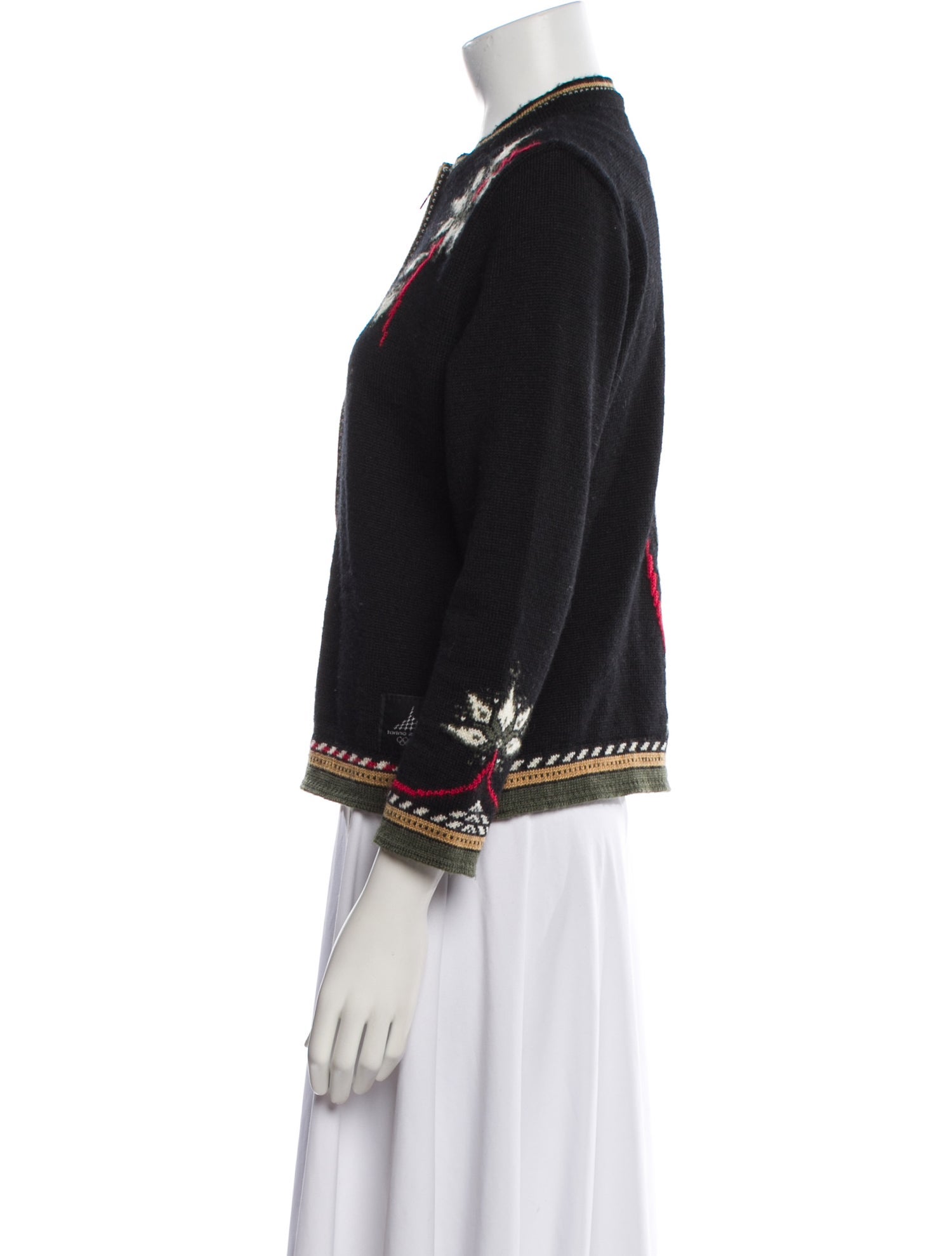 Dale of Norway Wool Floral Print Sweater