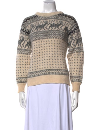 Dale of Norway Wool Printed Sweater