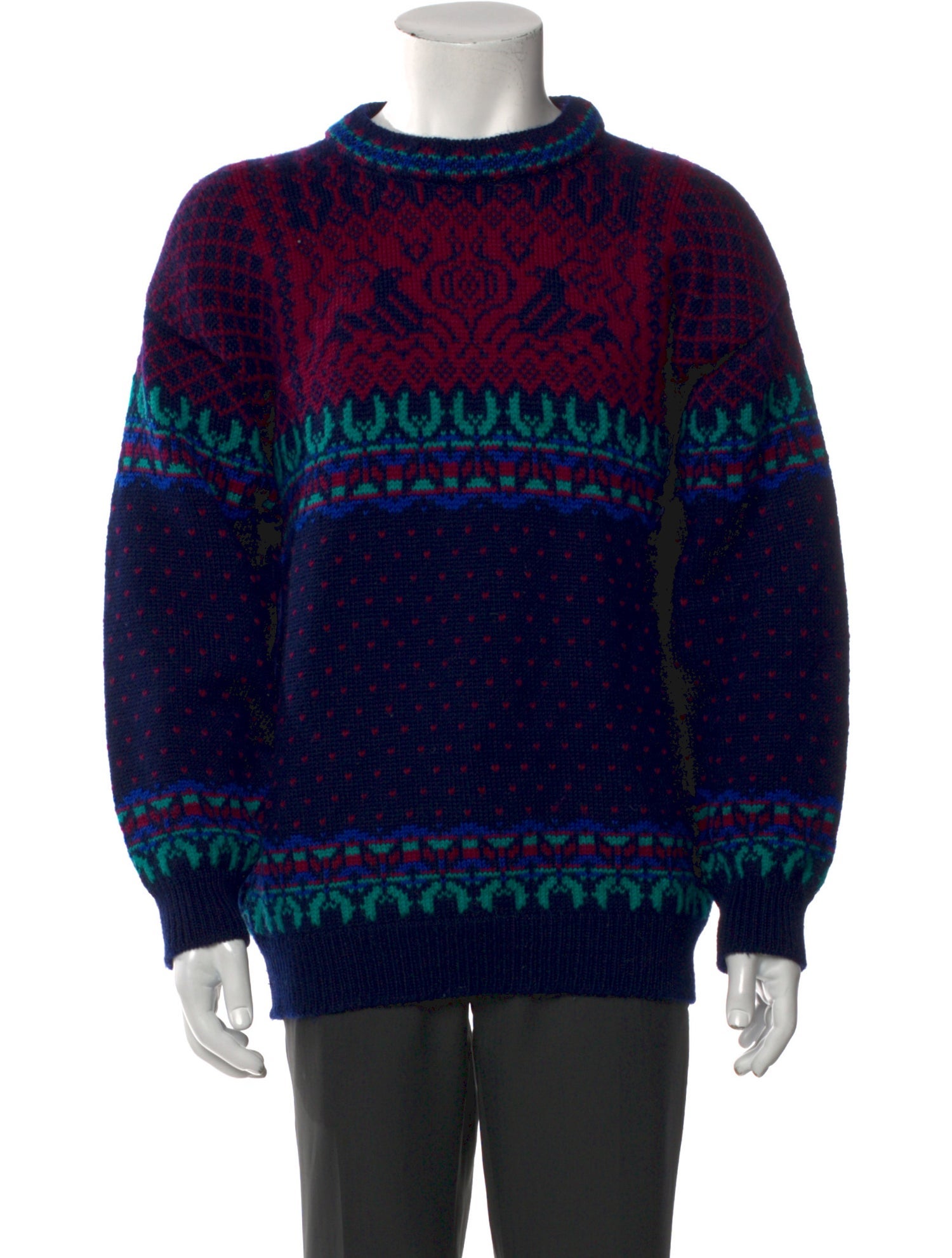 Dale of Norway Wool Printed Pullover