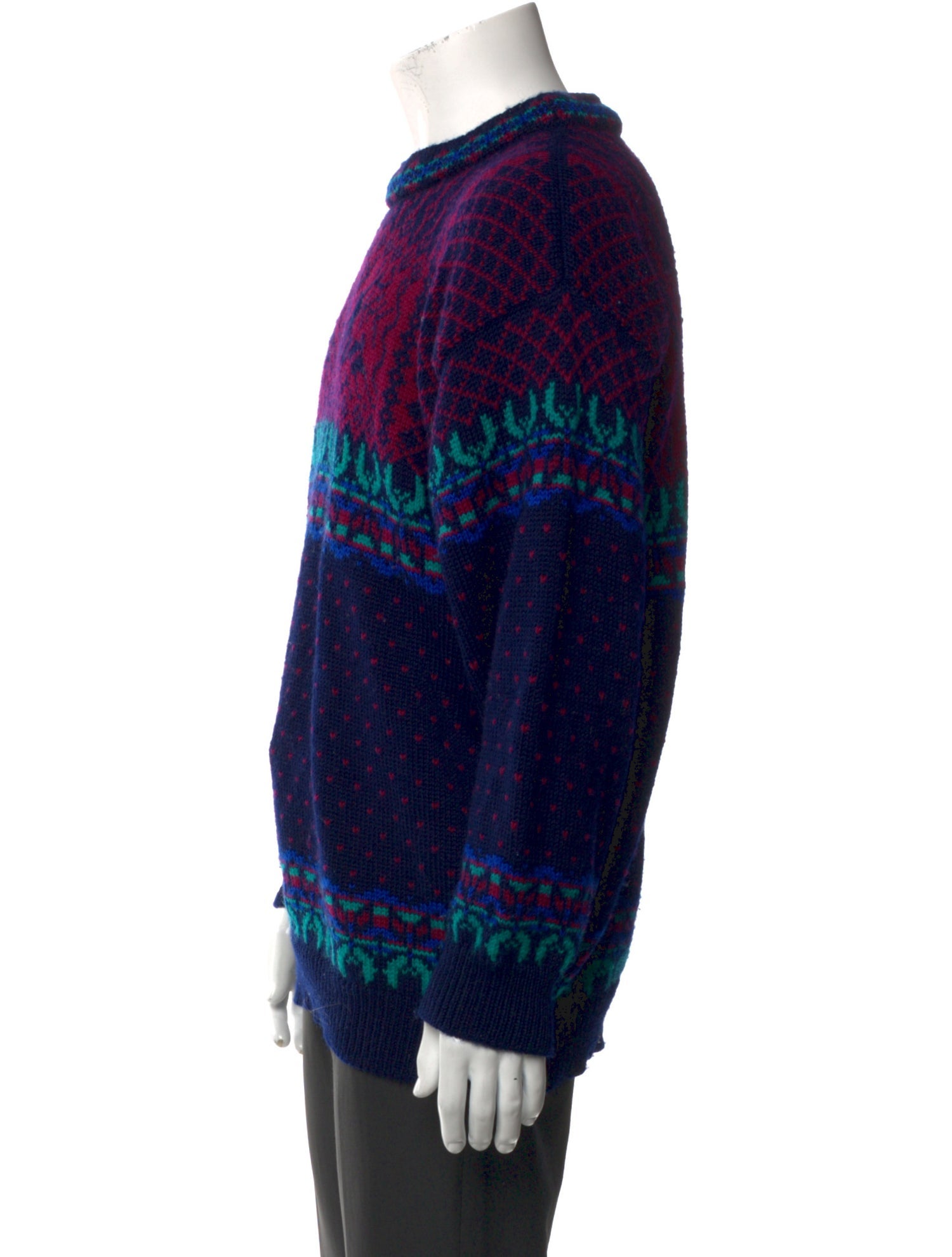 Dale of Norway Wool Printed Pullover
