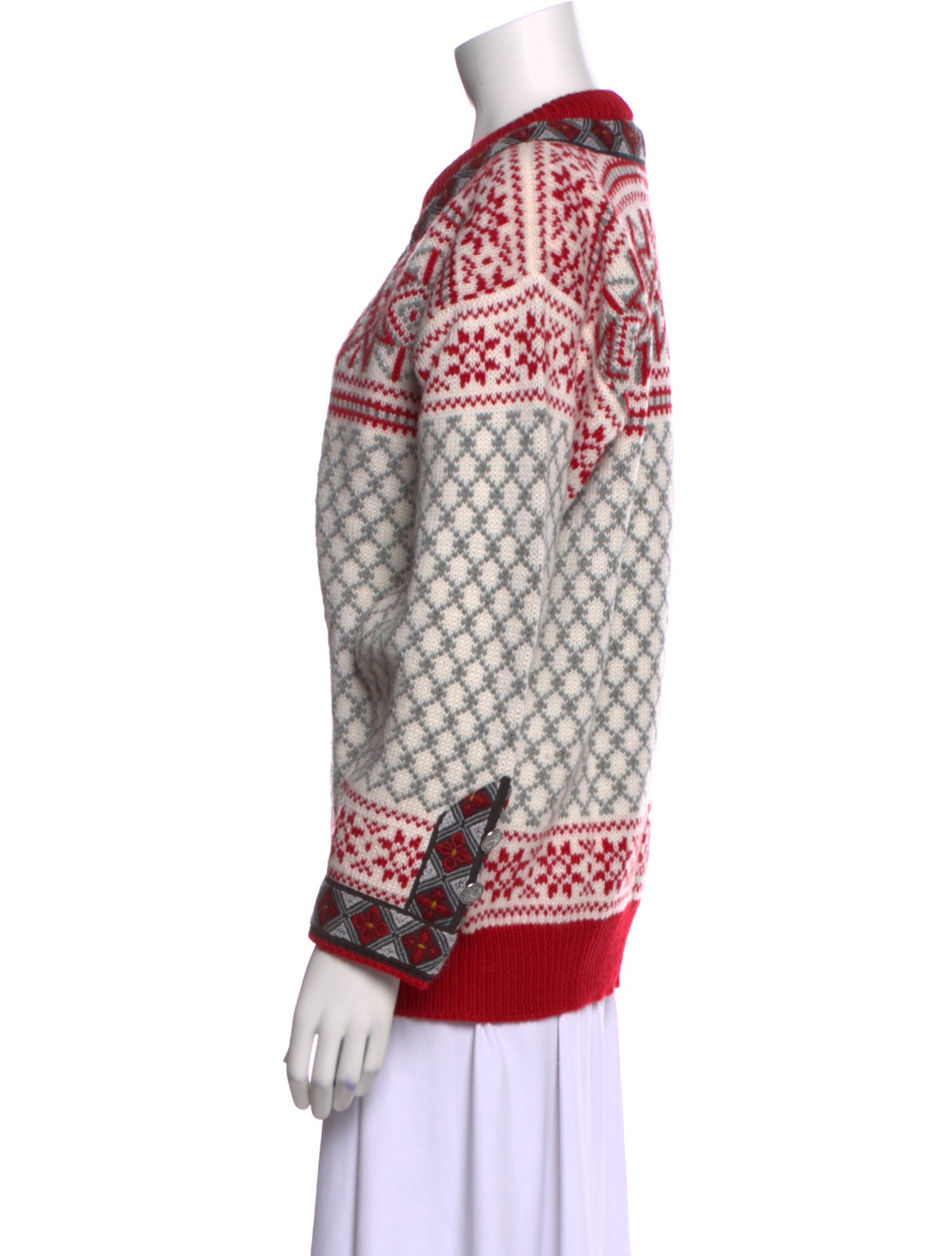 Dale of Norway Wool Printed Sweater