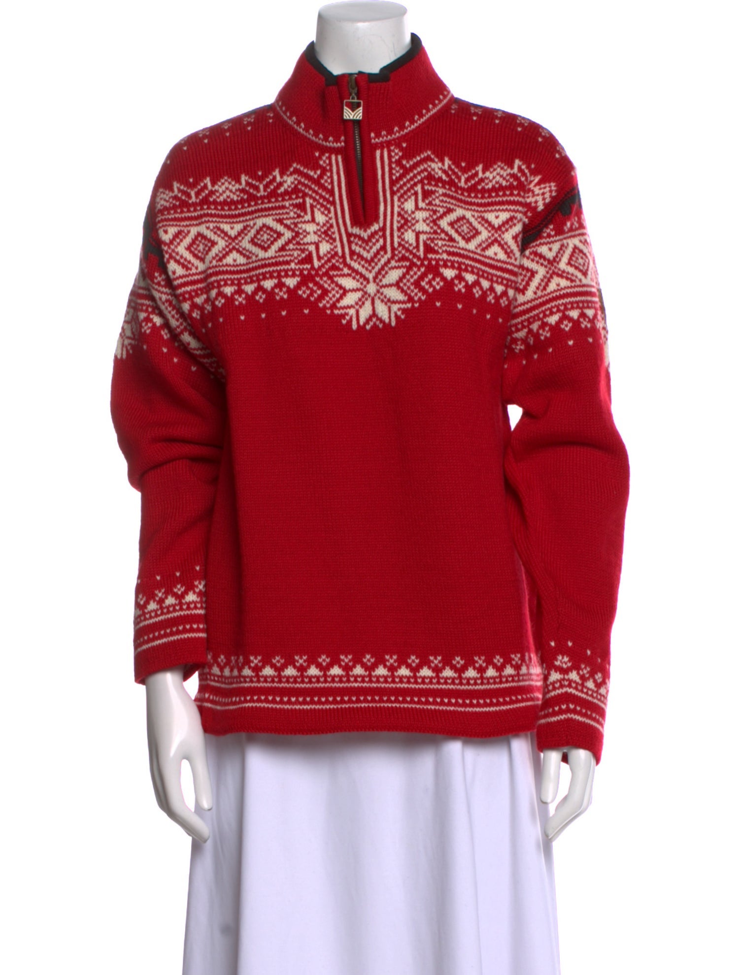 Dale of Norway Wool Graphic Print Sweater