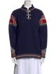 Dale of Norway Virgin Wool Printed Sweater