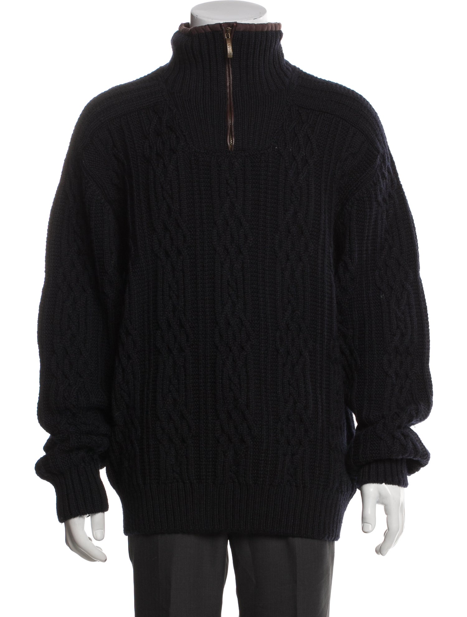 Dale of Norway Wool Turtleneck Cardigan