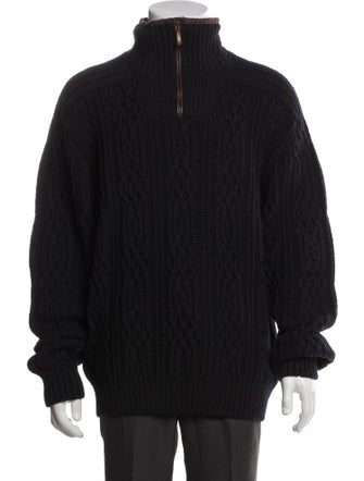 Dale of Norway Wool Turtleneck Cardigan