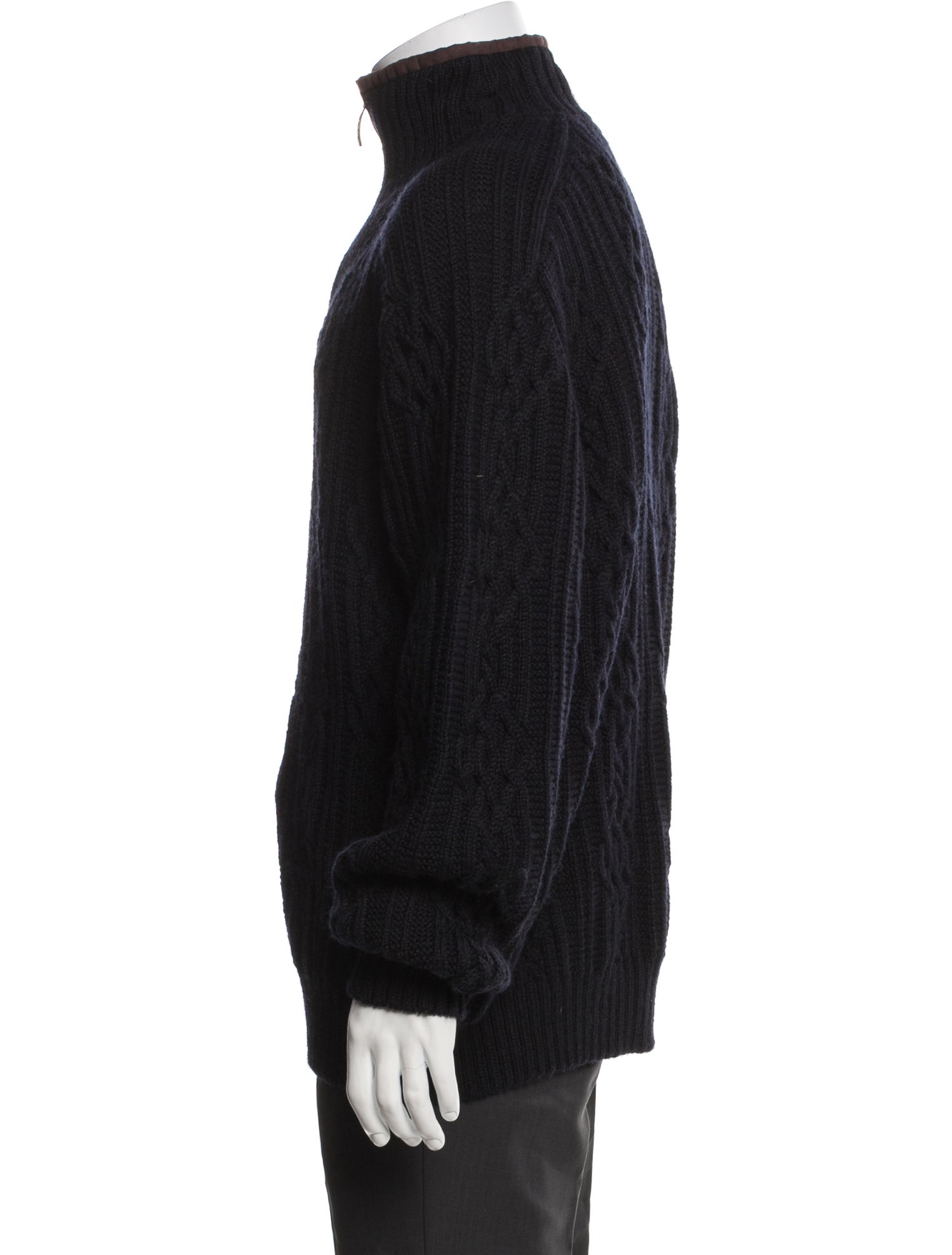 Dale of Norway Wool Turtleneck Cardigan