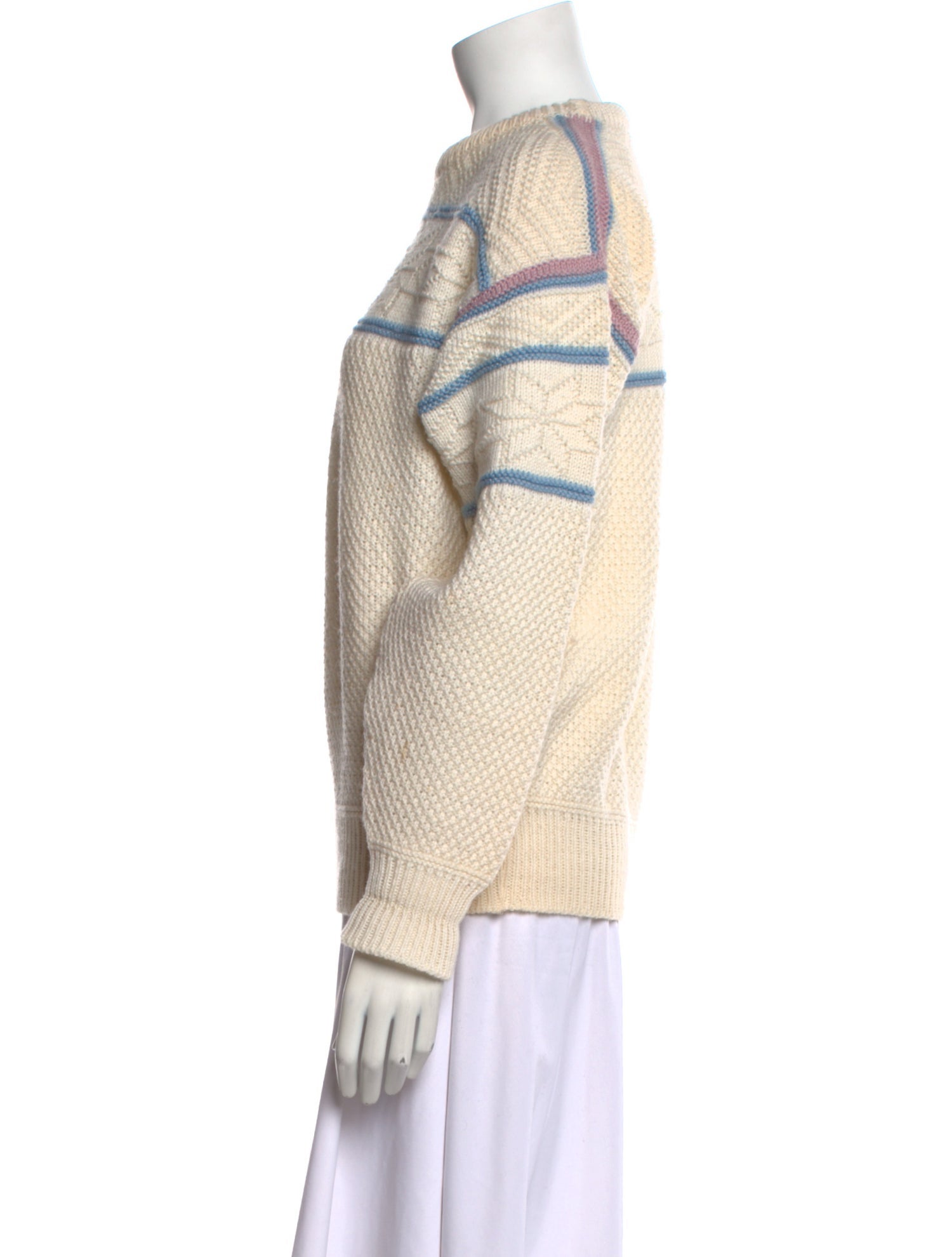 Dale of Norway Virgin Wool Striped Sweater