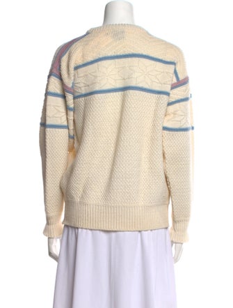 Dale of Norway Virgin Wool Striped Sweater