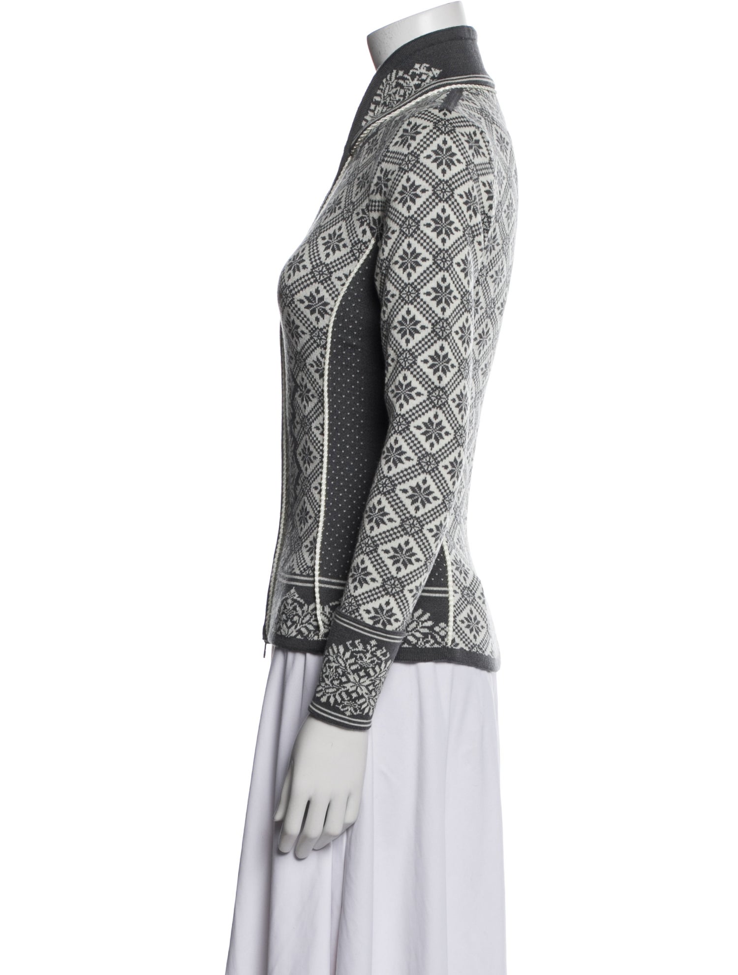 Dale of Norway Merino Wool Printed Evening Jacket w/ Tags