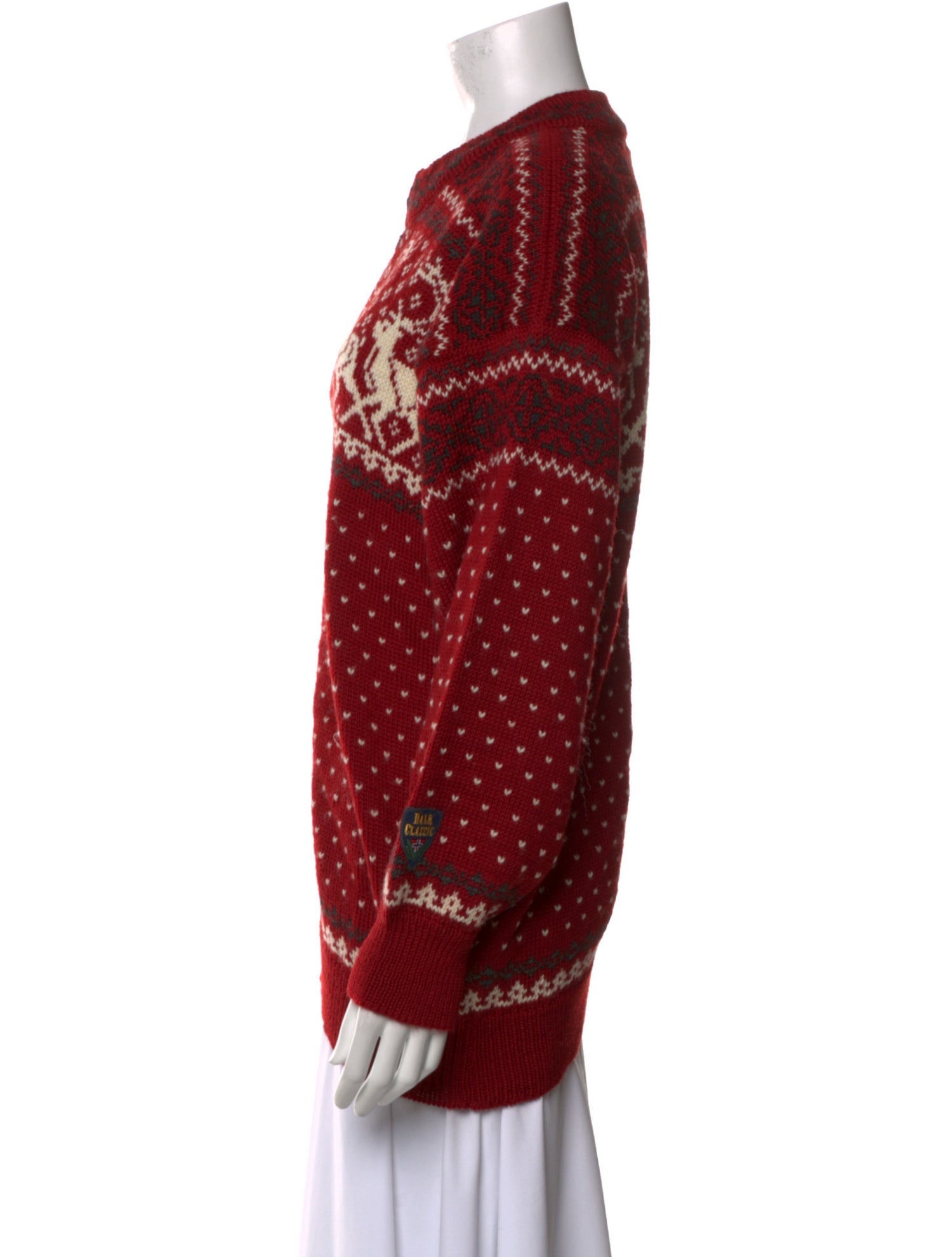 Dale of Norway Virgin Wool Printed Sweater