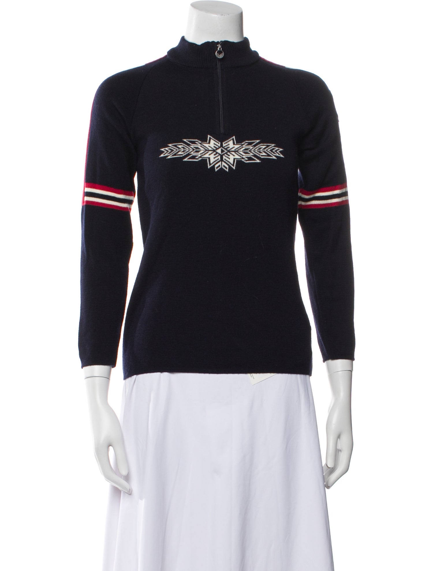 Dale of Norway Merino Wool Graphic Print Sweater