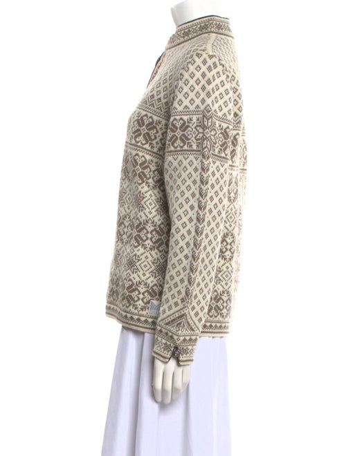 Dale of Norway Printed Mock Neck Sweater