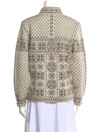 Dale of Norway Printed Mock Neck Sweater