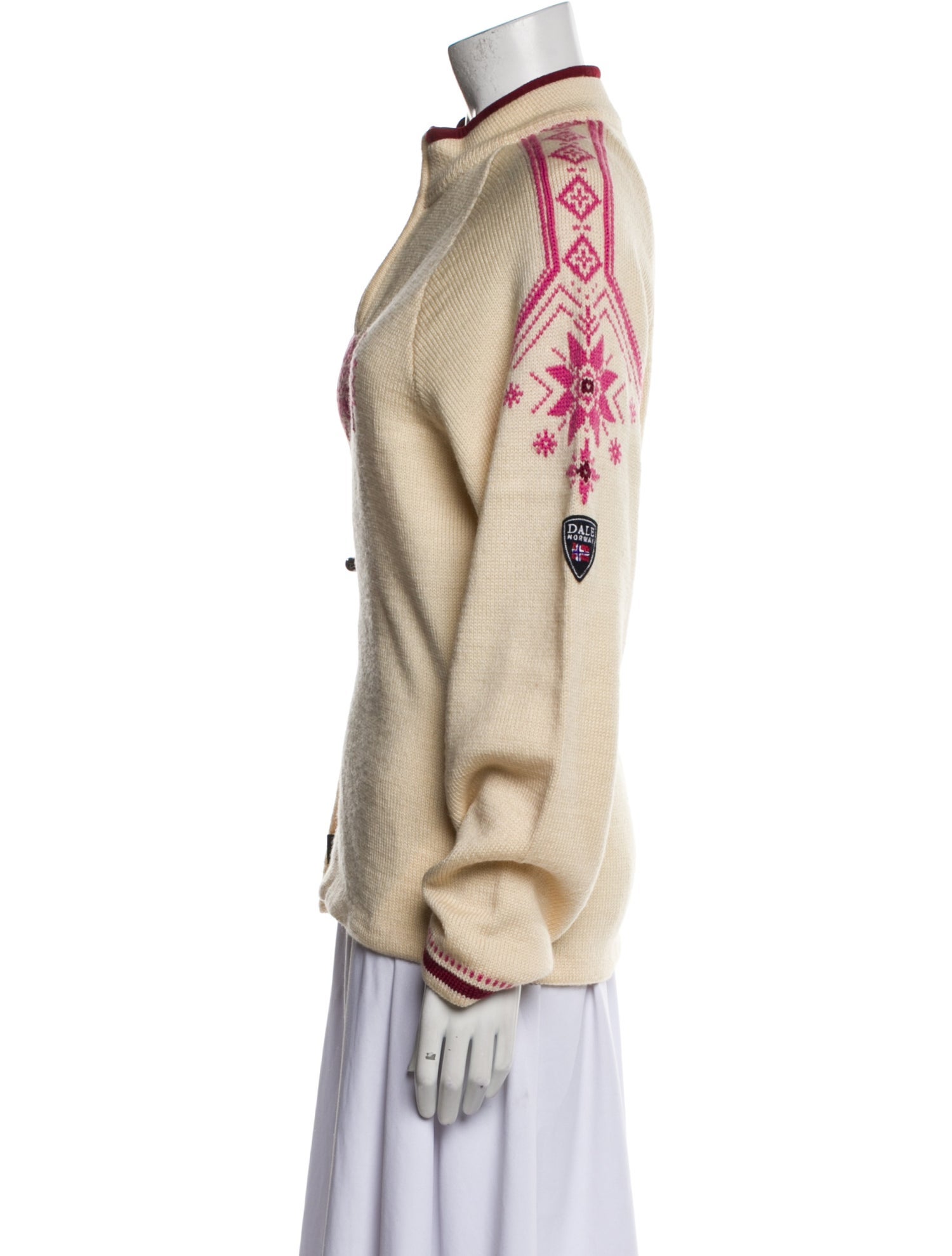 Dale of Norway Merino Wool Graphic Print Sweater