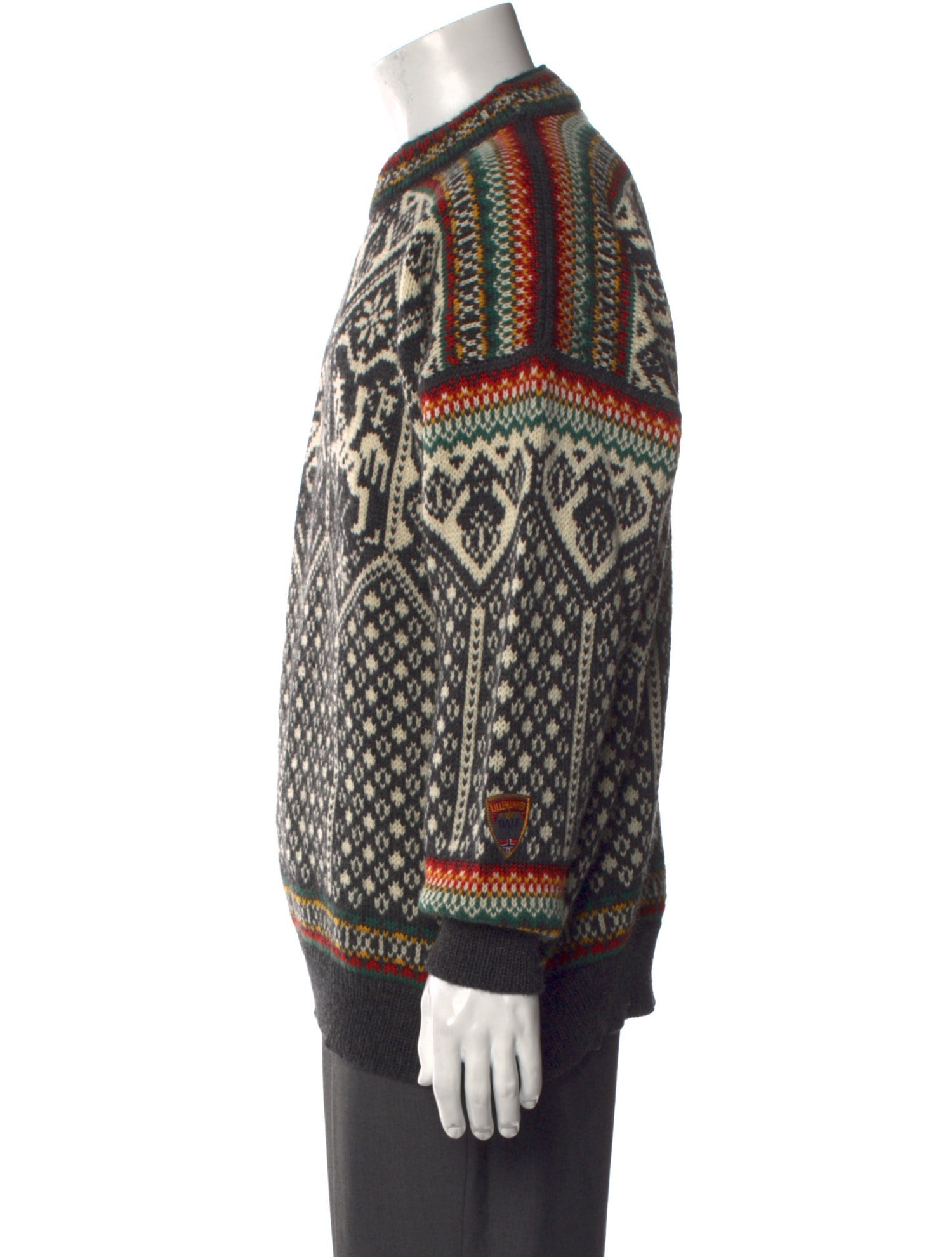 Dale of Norway Printed Crew Neck Pullover