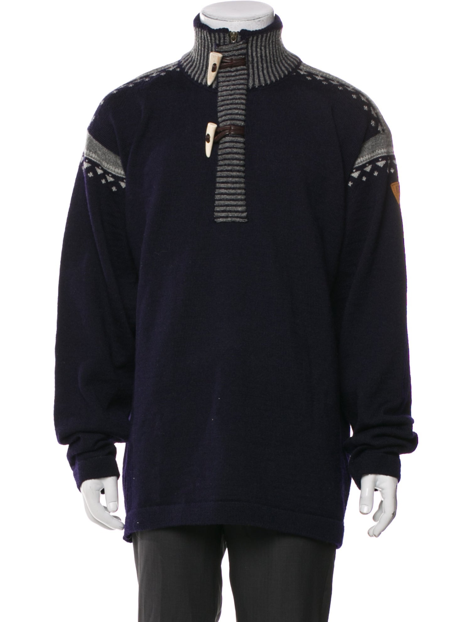 Dale of Norway Wool Plaid Print Windbreaker