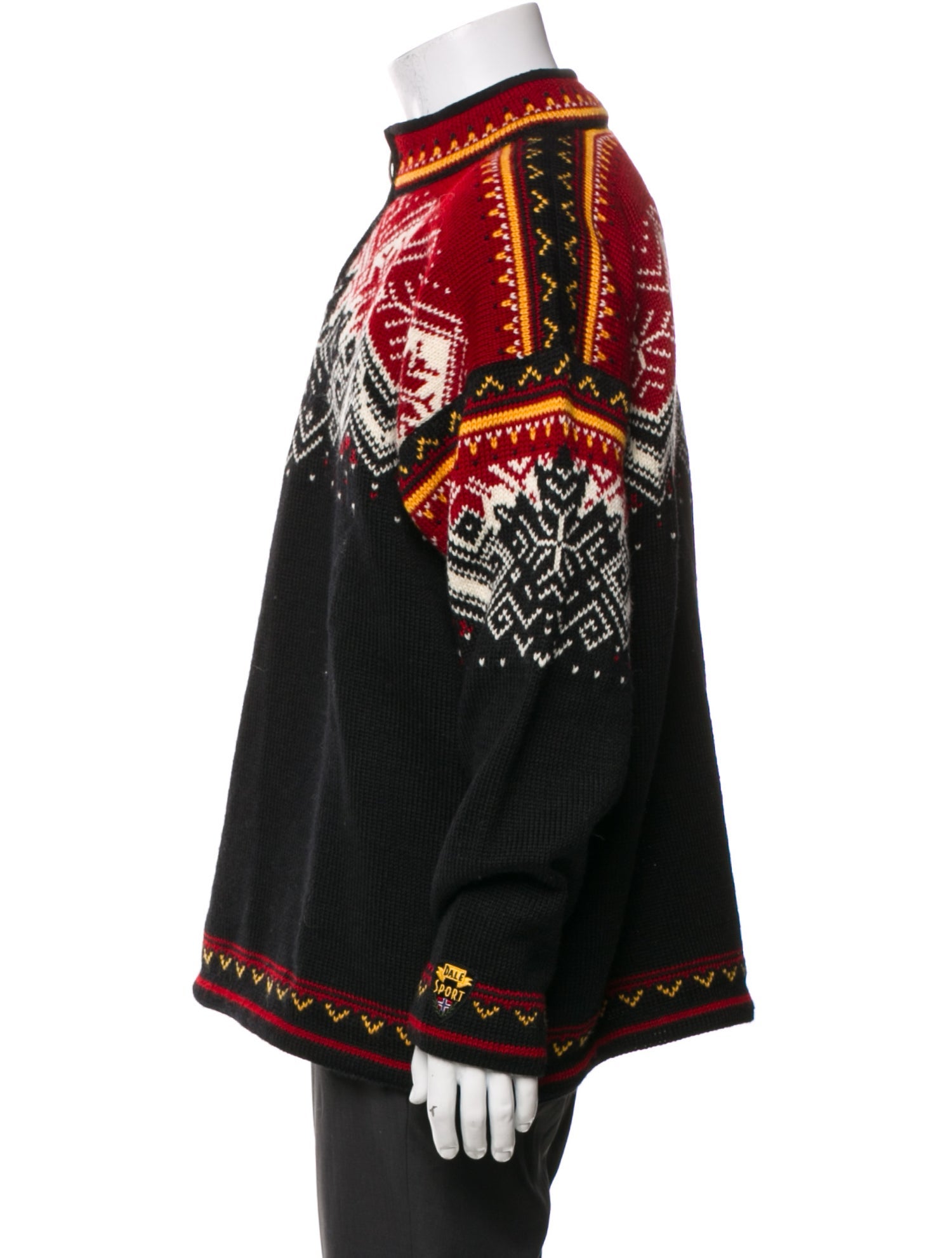 Dale of Norway Virgin Wool Printed Windbreaker