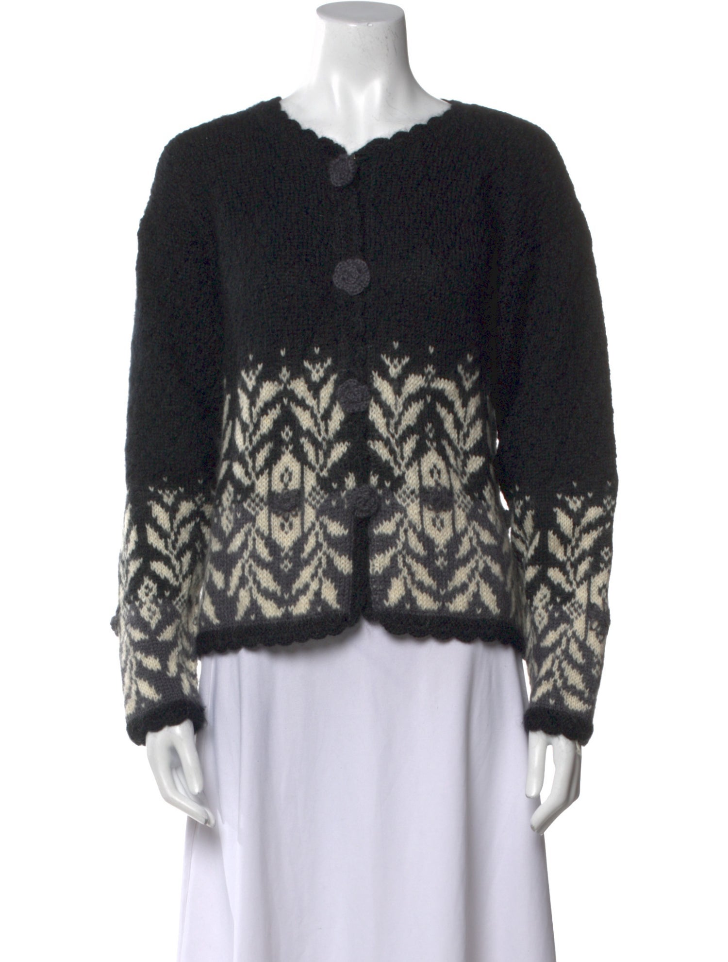 Dale of Norway Mohair Printed Sweater