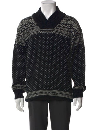 Dale of Norway Wool Graphic Print Pullover